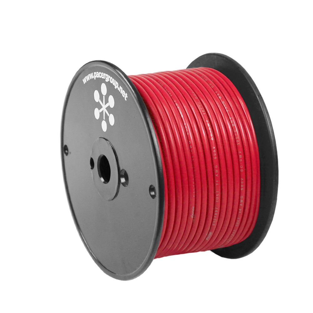 Pacer Red 8 AWG Primary Marine Wire - 100 Feet, Tinned Copper with PVC Insulation
