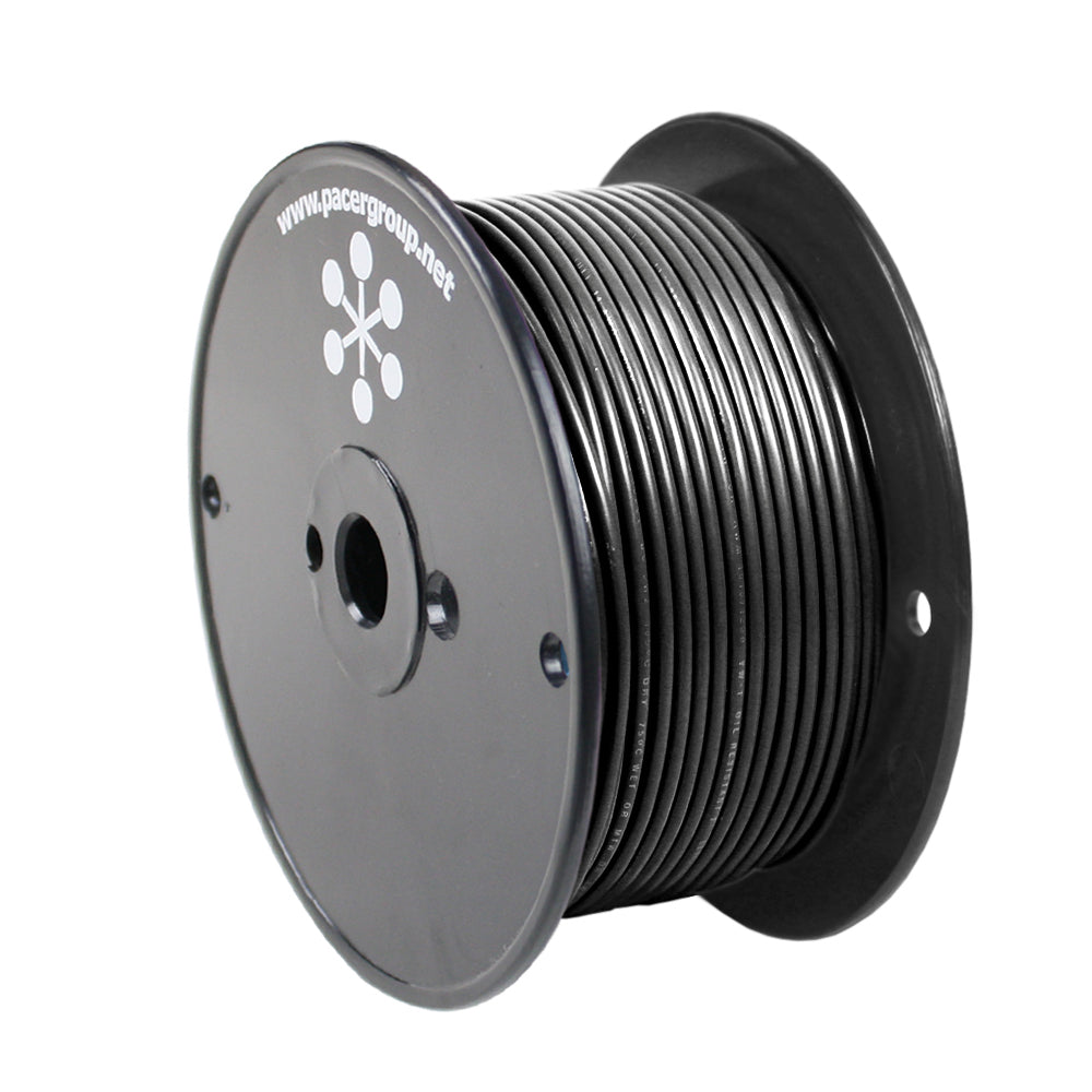 Pacer Black 8 AWG Marine Primary Wire - 250 Feet for Marine Applications