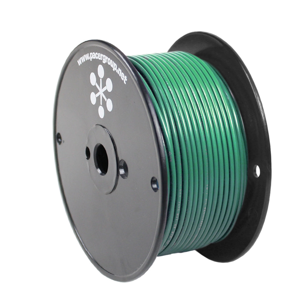 Pacer Green 8 AWG Primary Marine Wire - 250 Feet for Marine Electrical Systems