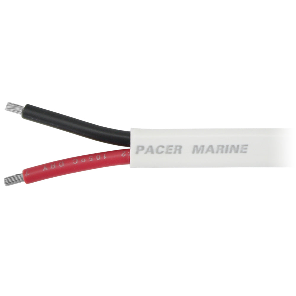Pacer 8/2 AWG Duplex Flat Marine Cable - Red/Black 250 ft by Pacer