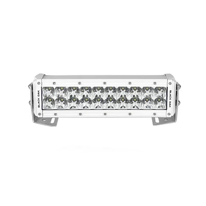 Black Oak LED Pro Series 3.0 Double Row 10-Inch LED Light Bar with Combo Optics and White Housing