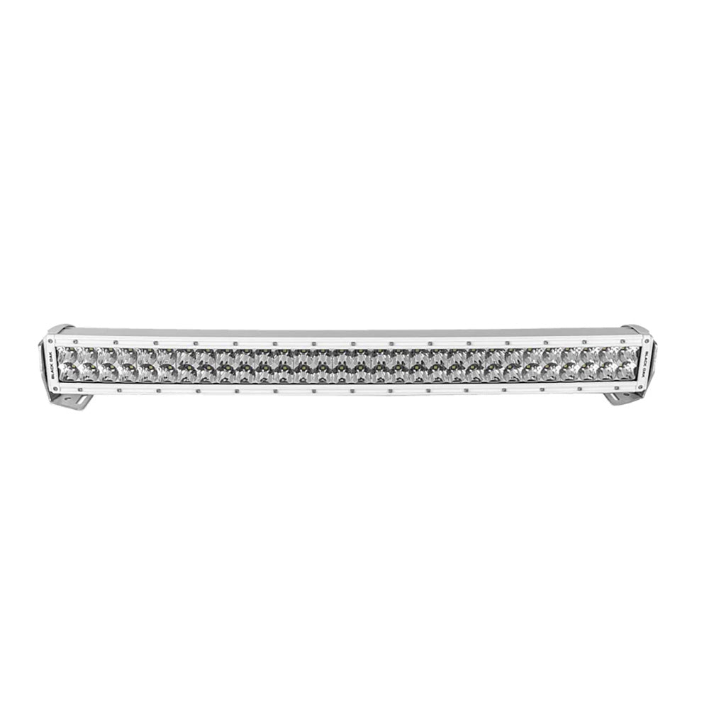 Black Oak LED Pro Series 3.0 30-Inch Curved Double Row LED Light Bar with Combo Optics and White Housing