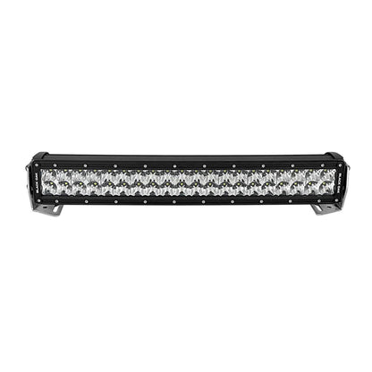 Black Oak LED Pro Series 3.0 20-Inch Curved Double Row LED Light Bar with Combo Optics - Black Housing