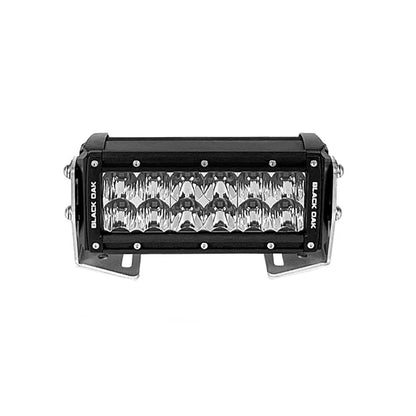 Black Oak Pro Series 3.0 Double Row 6-Inch LED Light Bar with Combo Optics and Black Housing
