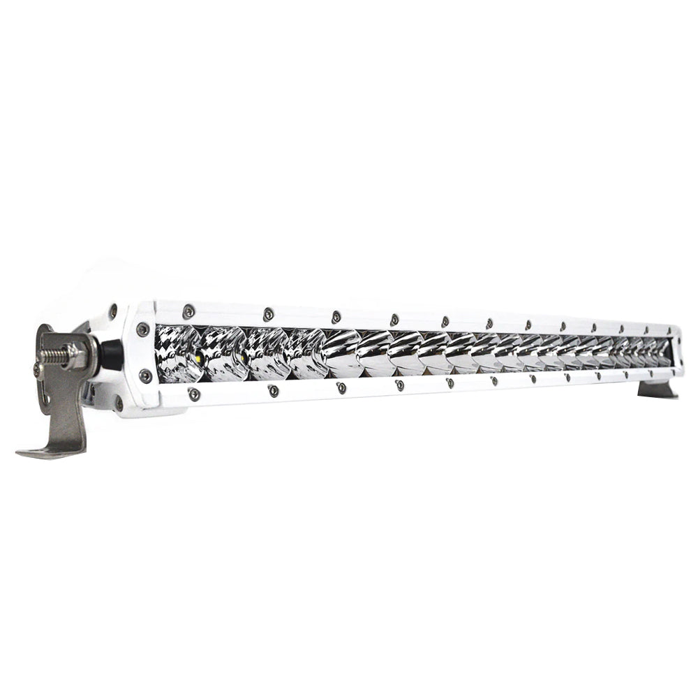 Black Oak LED Pro Series 3.0 20-Inch Single Row Combo LED Light Bar with White Housing