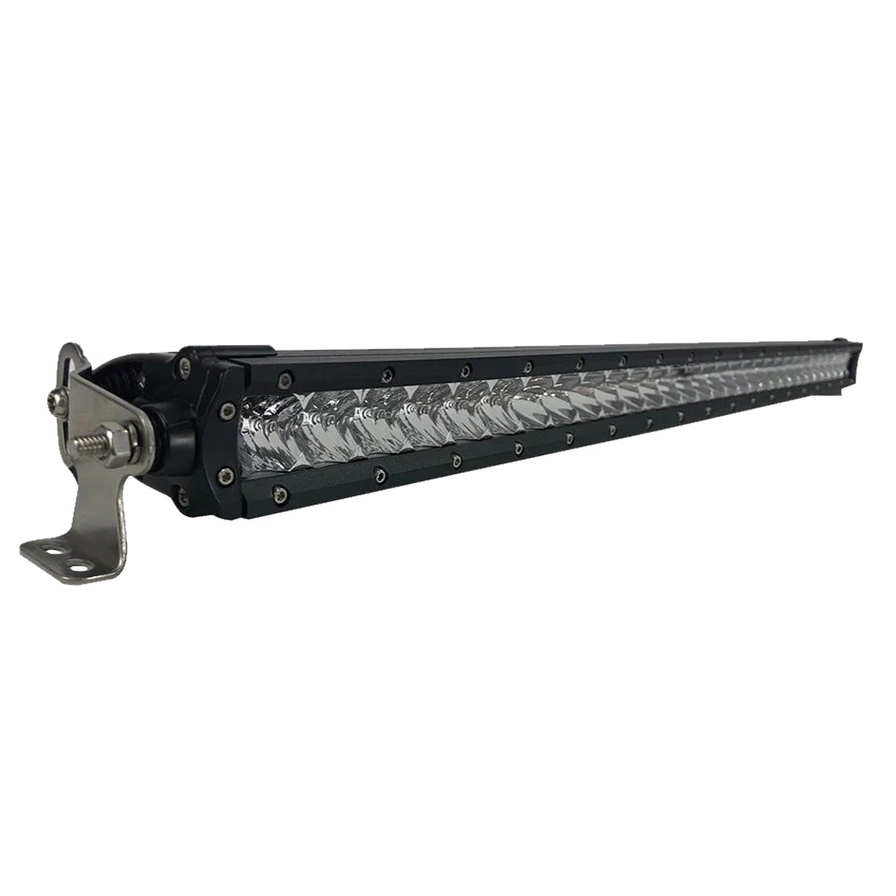 Black Oak LED 30-Inch Single Row LED Light Bar - Pro Series 3.0 with Combo Optics and Black Housing