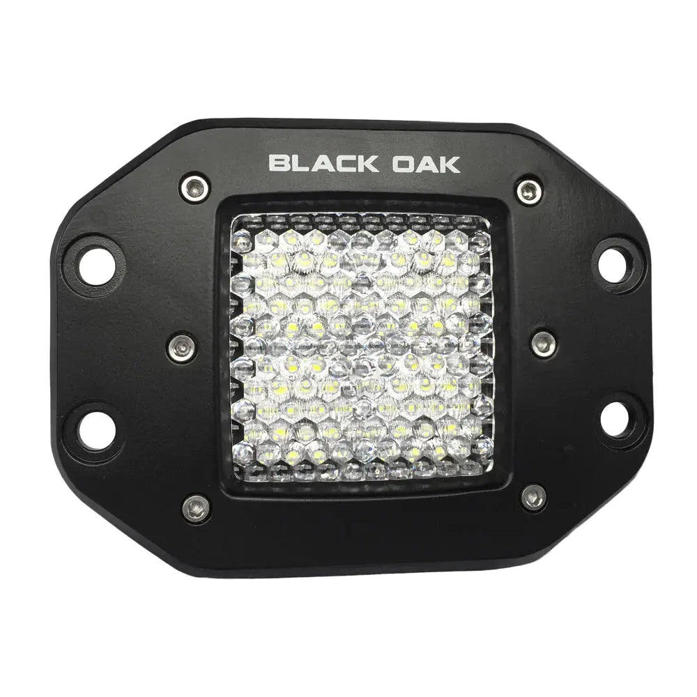 Black Oak LED 2-Inch Flush Mount LED Pod Light with Flood Optics - Pro Series 3.0