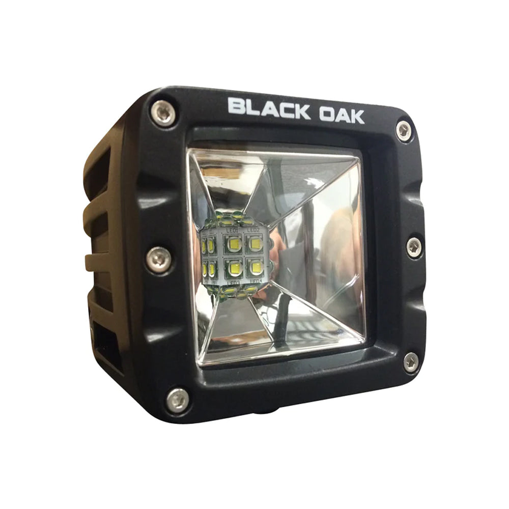 Black Oak LED 2-Inch Scene Optics Light Pod Pro Series 3.0 with Black Housing