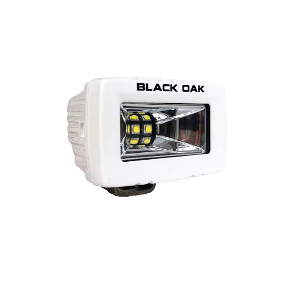 Black Oak LED 2-inch Marine Spreader Light Pro Series 3.0 with Scene Optics and IP69K Protection