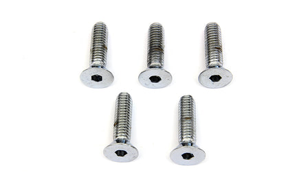 Colony Front Disc Brake Screw Kit Chrome for Harley Davidson XL and FX Models (Part #9600-5)