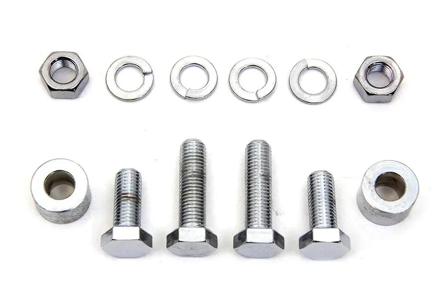 Colony Chrome Oil Tank Mounting Kit for Harley Davidson EL (1936-1945) by Colony