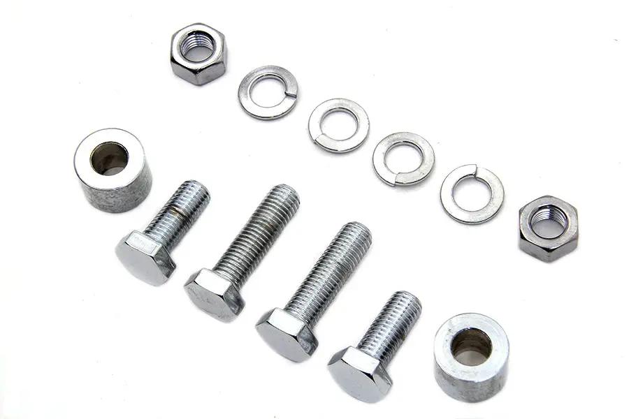 Colony Chrome Oil Tank Mounting Kit for Harley Davidson EL (1936-1945) by Colony