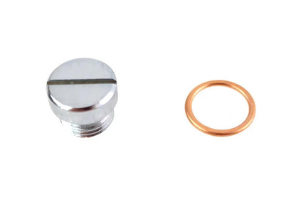 Colony Chrome Oil Pump Screen Plug for Harley Davidson FL (1952-1961) by Colony