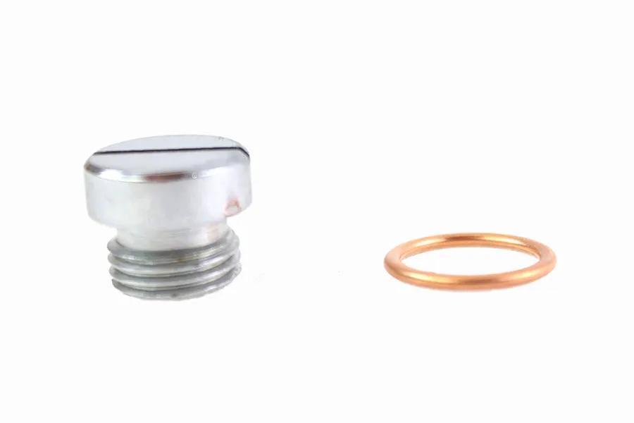 Colony Chrome Oil Pump Screen Plug for Harley Davidson FL (1952-1961) by Colony