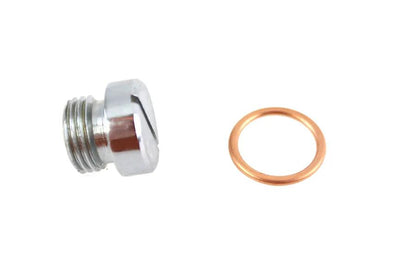 Colony Chrome Oil Pump Screen Plug for Harley Davidson FL (1952-1961) by Colony