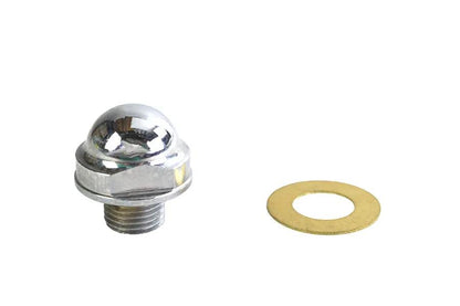 Colony Oil Pump Relief Valve Plug Chrome for Harley Davidson FL Models by Colony