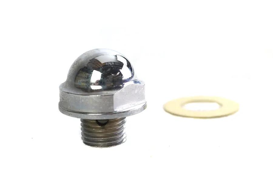 Colony Oil Pump Relief Valve Plug Chrome for Harley Davidson FL Models by Colony