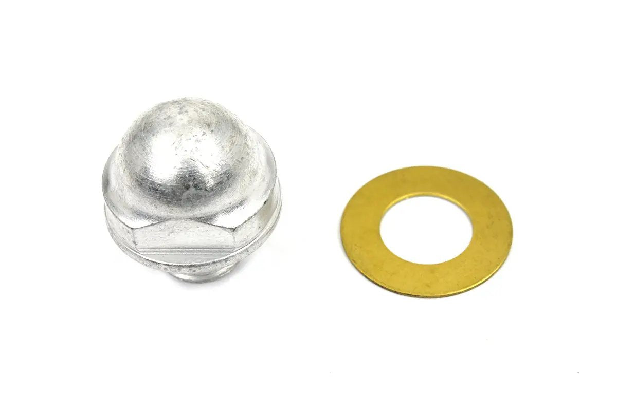 Colony Oil Pump Relief Valve Plug Cadmium for Harley Davidson FL Models by Colony