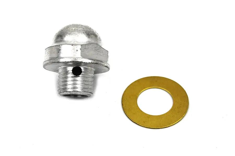 Colony Oil Pump Relief Valve Plug Cadmium for Harley Davidson FL Models by Colony
