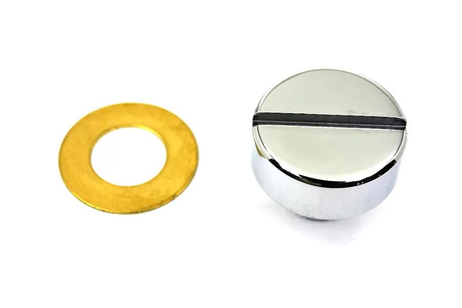 Colony Oil Pump Relief Valve Plug Chrome for Harley Davidson FL Models by Colony