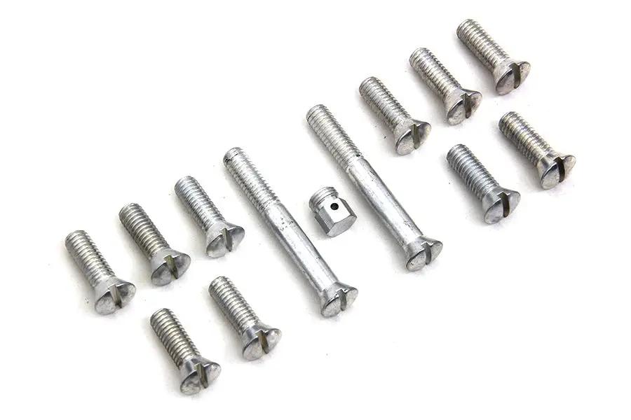Colony Transmission Top Cover Screw Kit Cadmium for Harley Davidson FL Series by Colony