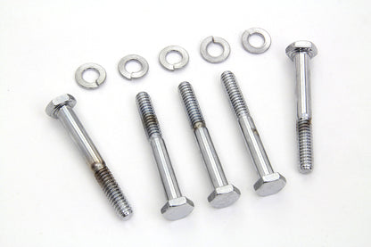 Colony Oil Pump Mount Kit Chrome for Harley Davidson XL Models