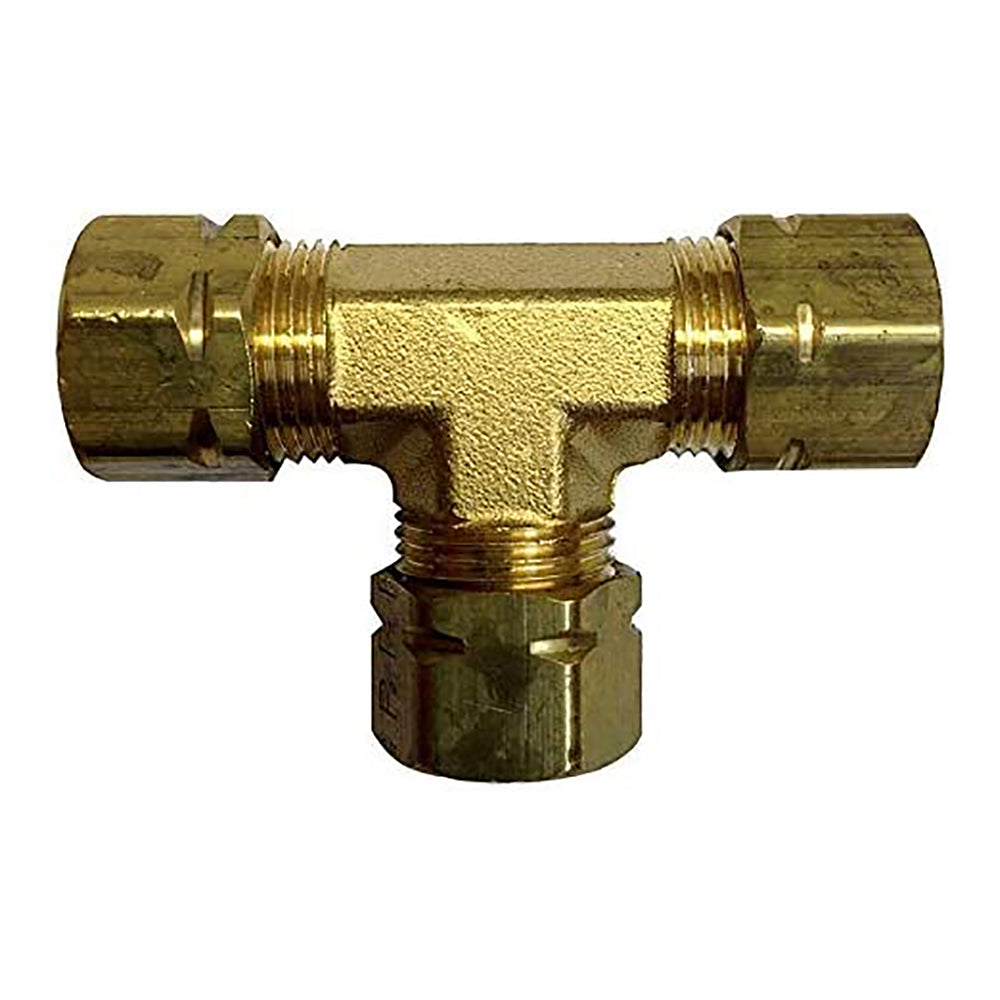 Uflex USA Union T-Fitting for 3/8-Inch Tube Compression Hose Fittings