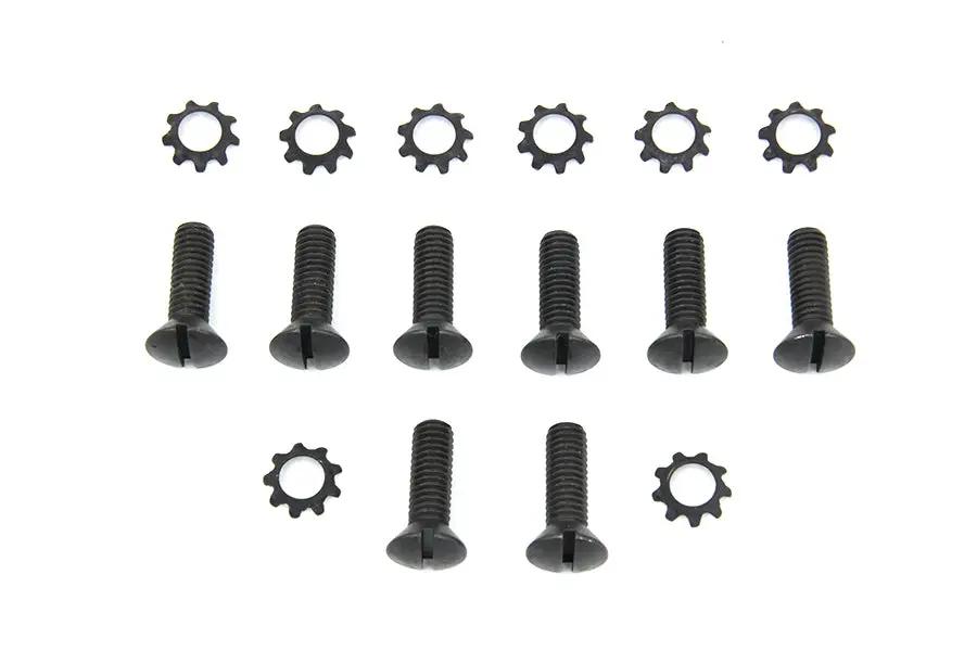 Colony Tappet Block Screw Kit Parkerized for Harley Davidson WL Models by Colony