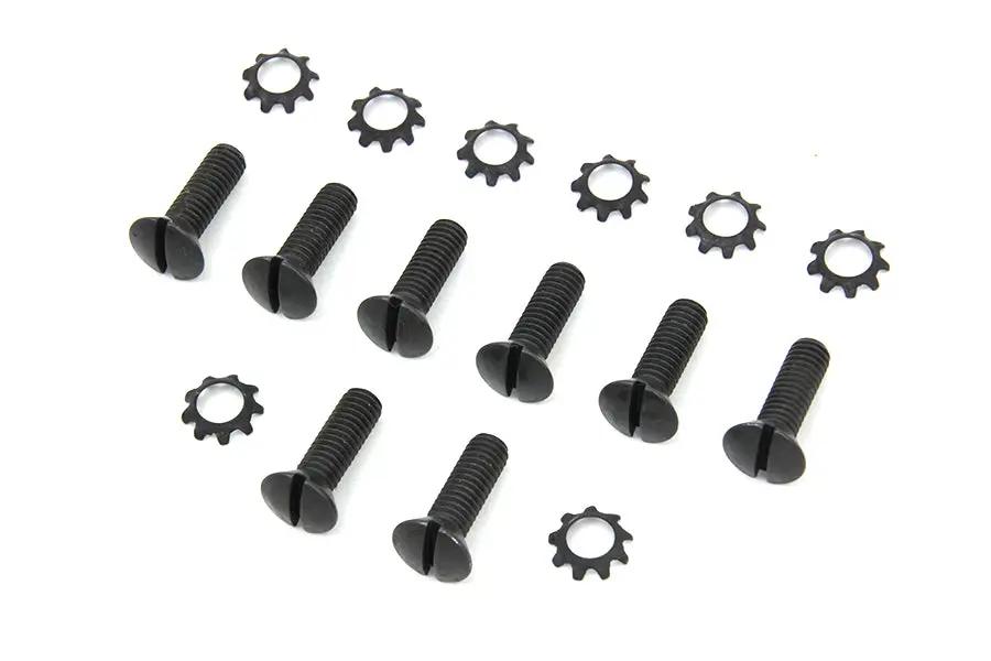 Colony Tappet Block Screw Kit Parkerized for Harley Davidson WL Models by Colony