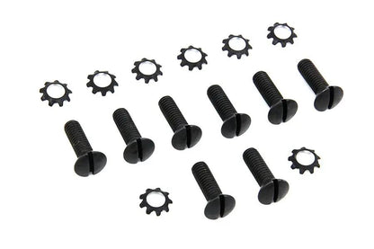 Colony Tappet Block Screw Kit Parkerized for Harley Davidson WL Models by Colony