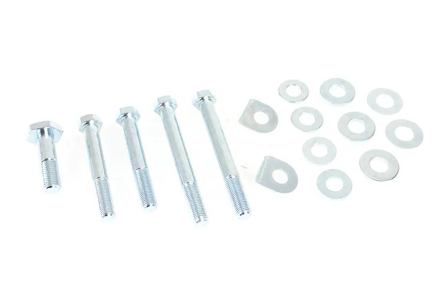 V-Twin Motor Mount Bolt Kit Parkerized for Harley Davidson EL and FL Models by V-Twin