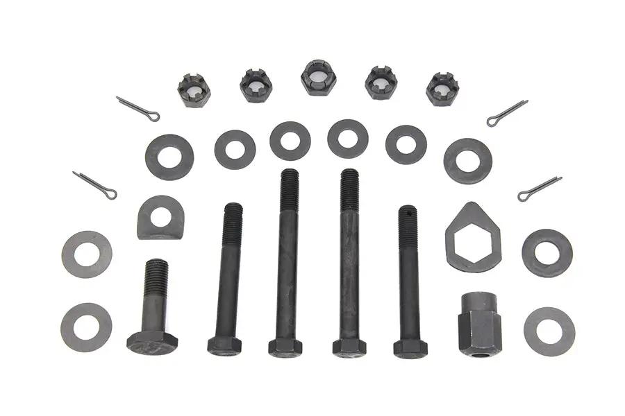 Colony Motor Mount Kit Parkerized for Harley Davidson EL and FL Models by Colony