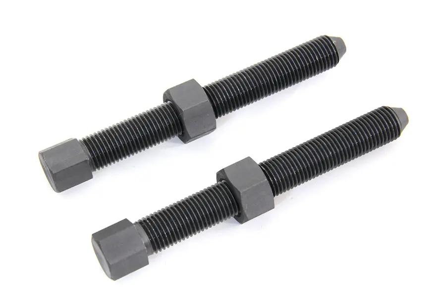 V-Twin Rear Chain Adjuster Parkerized for Harley Davidson EL and FL Models (Part #78198P) by V-Twin