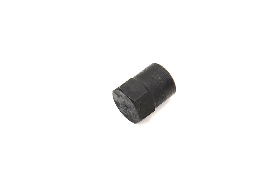 Colony Parkerized Oil Pump Mount Nut with 1/4-24 Thread for Harley Davidson Side Valve Models