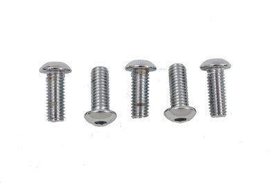 Colony Rear Disc Bolt Kit Allen Style Chrome for Harley Davidson FXST & FLST Models