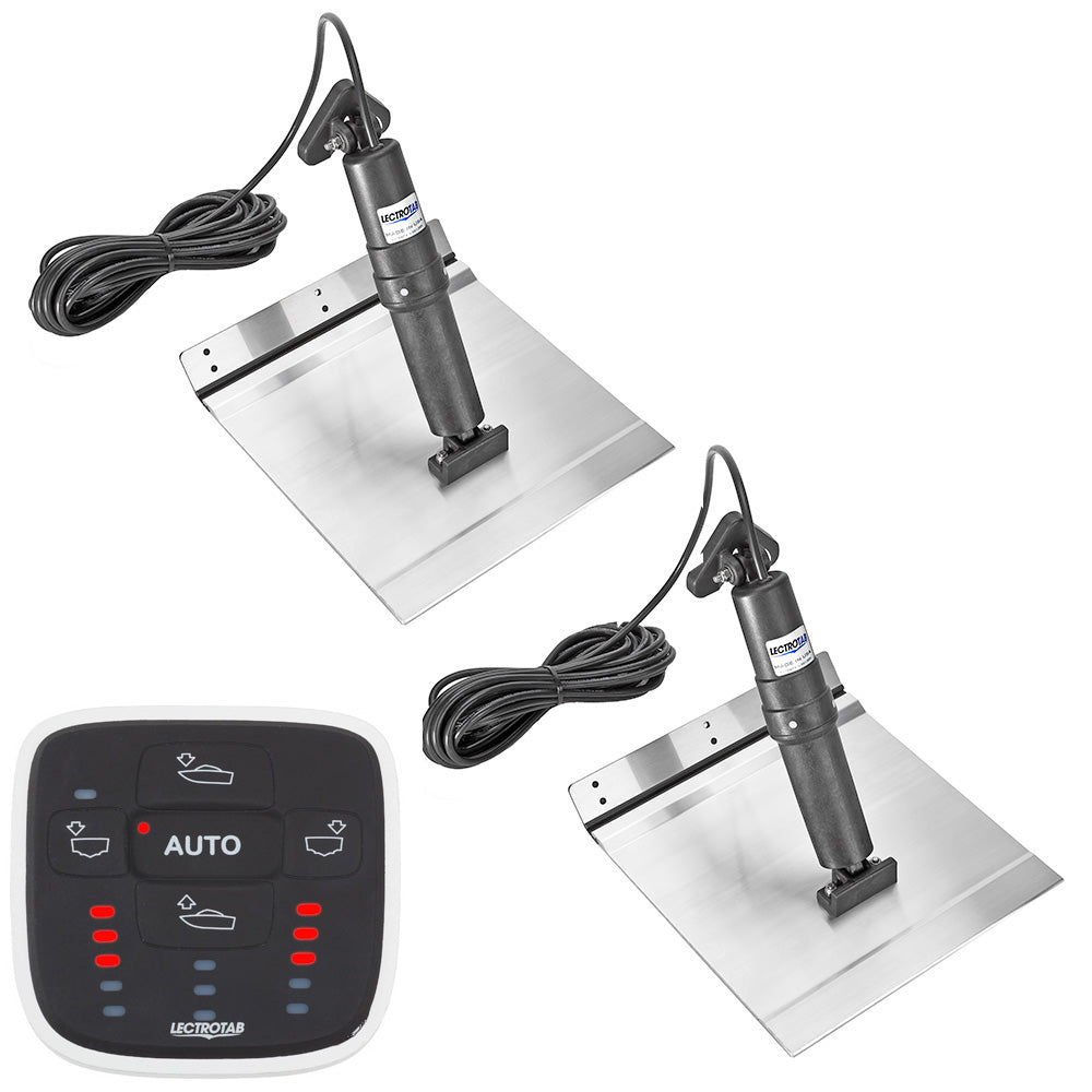 Lectrotab XKA Aluminum Alloy Trim Tab Kit with ALC-1 Control - 9 x 9 Inches