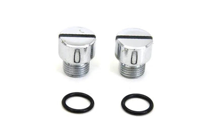 Colony Oil Pump Check and Relief Valve Plug Chrome for Harley Davidson FL and FX Models by Colony