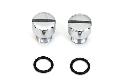 Colony Oil Pump Check and Relief Valve Plug Chrome for Harley Davidson FL and FX Models by Colony