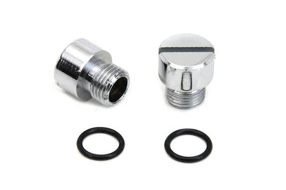 Colony Oil Pump Check and Relief Valve Plug Chrome for Harley Davidson FL and FX Models by Colony