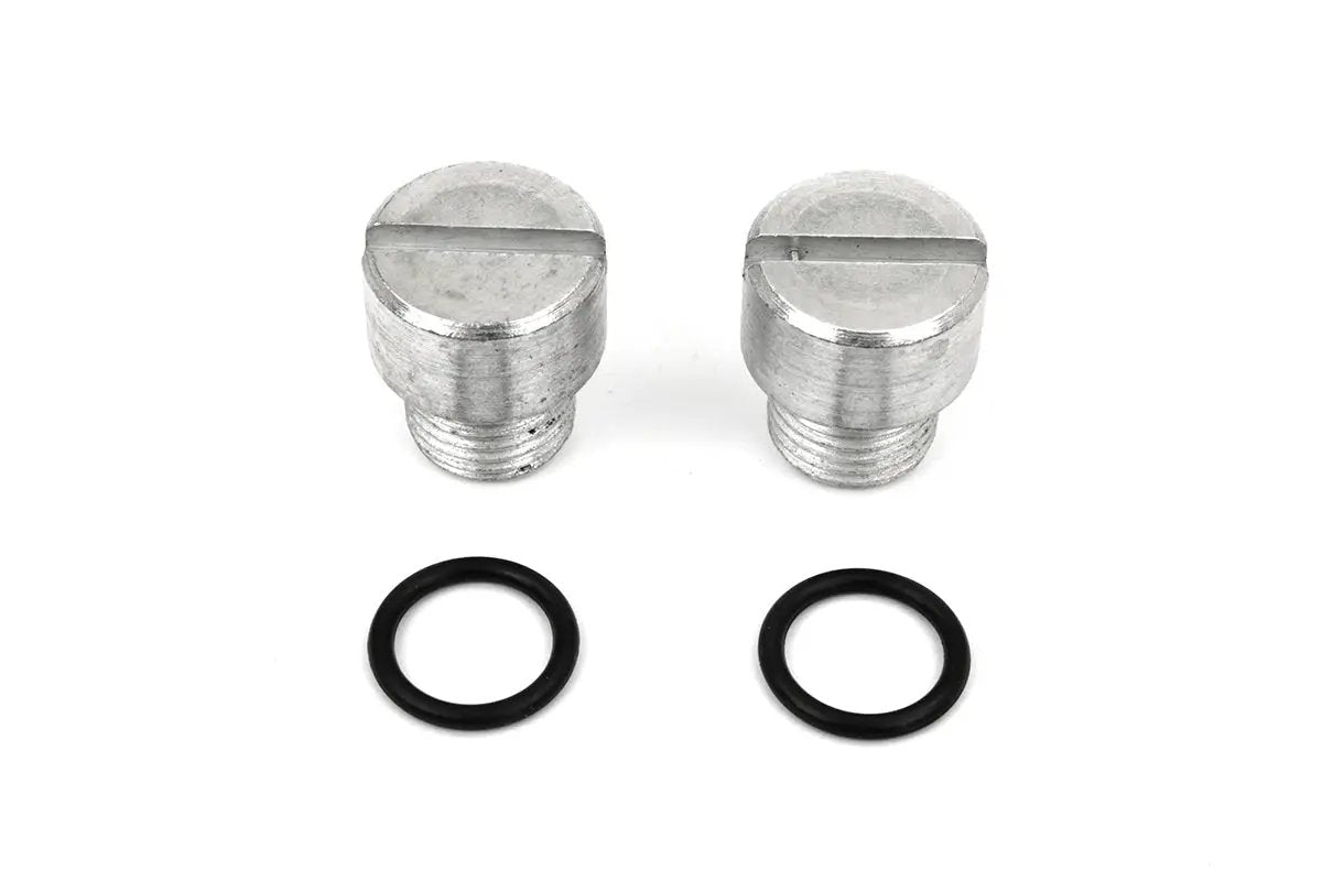 Colony Oil Pump Check and Relief Valve Plug Kit with Cadmium Finish for Harley Davidson FL and FX Models by Colony