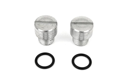 Colony Oil Pump Check and Relief Valve Plug Kit with Cadmium Finish for Harley Davidson FL and FX Models by Colony