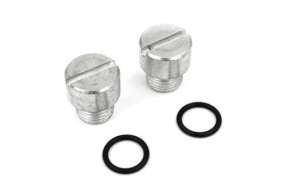 Colony Oil Pump Check and Relief Valve Plug Kit with Cadmium Finish for Harley Davidson FL and FX Models by Colony