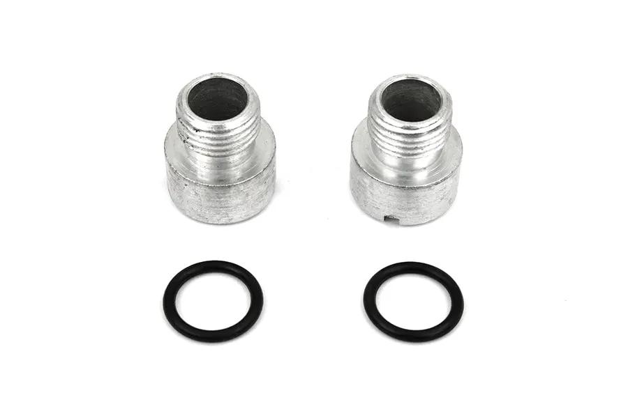 Colony Oil Pump Check and Relief Valve Plug Kit with Cadmium Finish for Harley Davidson FL and FX Models by Colony