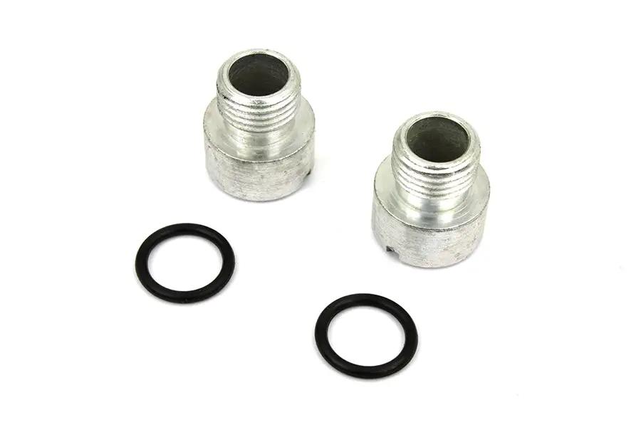 Colony Oil Pump Check and Relief Valve Plug Kit with Cadmium Finish for Harley Davidson FL and FX Models by Colony