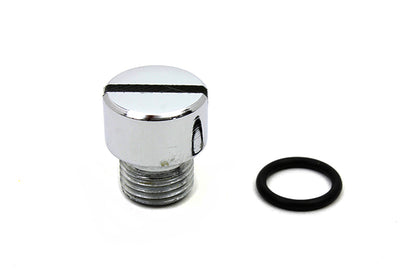 Colony Tappet Oil Screen Plug with Chrome Finish for Harley Davidson Big Twin and FX Models
