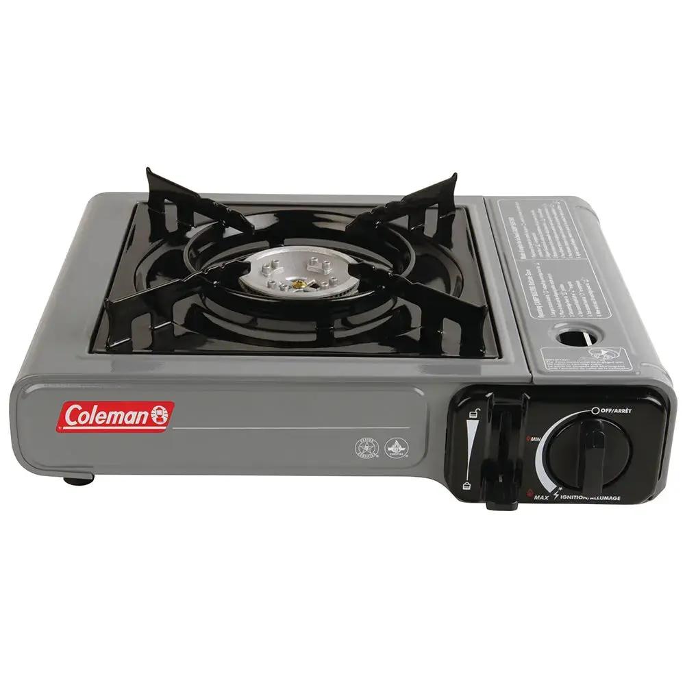 Coleman Table Top 1 Burner Butane Camping Stove - Gray, Model 2000037885 by Coleman