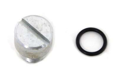 Colony Tappet Oil Screen Plug with Cadmium Finish for Harley Davidson Big Twin and FX Models