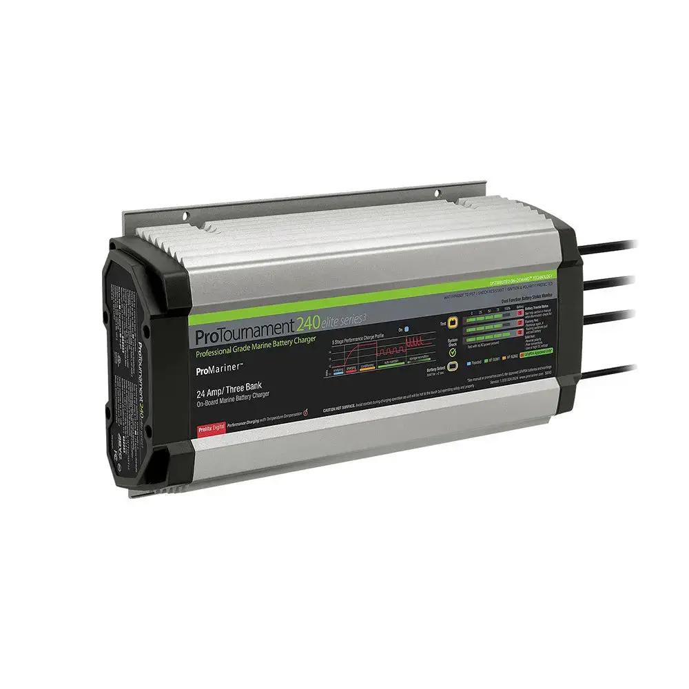 ProMariner ProTournament 240 Elite Series3 3-Bank Marine Battery Charger by ProMariner
