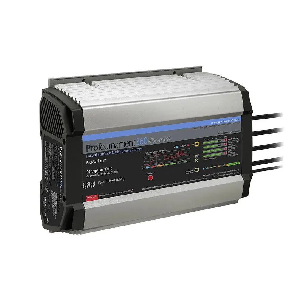 ProMariner ProTournament 360 Elite Series3 4-Bank Marine Battery Charger by ProMariner