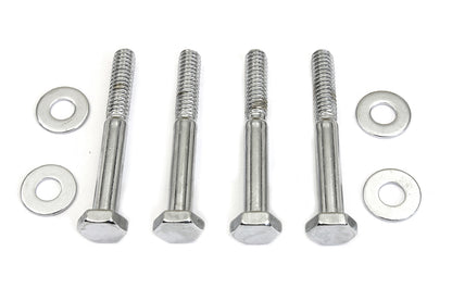 Colony Transmission Top Cover Screw Kit Chrome for Harley Davidson FL and FX Models